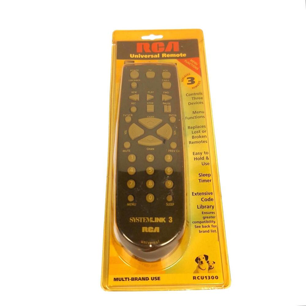 RCA Universal Remote Multi Brand Use RCU1300 Replaces 3 Remotes New Sealed‎